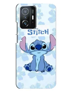 Чехол для Xiaomi 11T / 11T Pro с картинкой «Stitch среди цветов» Чехол для Xiaomi 11T / 11T Pro с картинкой «Stitch среди цветов»
