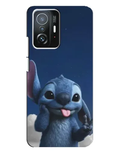 Чехол для Xiaomi 11T / 11T Pro с картинкой «Стич в облаках»