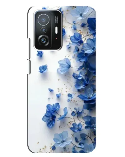 Чехол для Xiaomi 11T / 11T Pro с картинкой «Голубой цветочный каскад» Чехол для Xiaomi 11T / 11T Pro с картинкой «Голубой цветочный каскад»