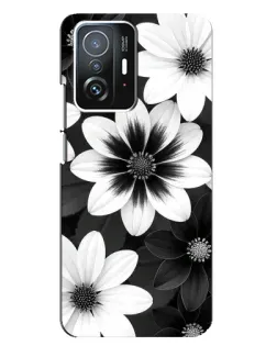 Чехол для Xiaomi 11T / 11T Pro с картинкой «Монохромные астры» Чехол для Xiaomi 11T / 11T Pro с картинкой «Монохромные астры»