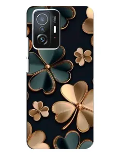 Чехол для Xiaomi 11T / 11T Pro с картинкой «Клевер в золоте» Чехол для Xiaomi 11T / 11T Pro с картинкой «Клевер в золоте»