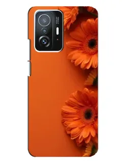 Чехол для Xiaomi 11T / 11T Pro с картинкой «Оранжевые герберы» Чехол для Xiaomi 11T / 11T Pro с картинкой «Оранжевые герберы»