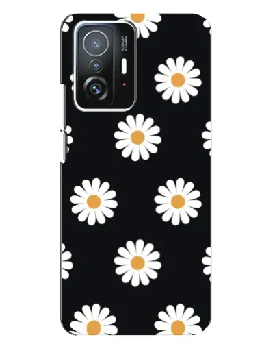 Чехол для Xiaomi 11T / 11T Pro с картинкой «Ромашки на черном» Чехол для Xiaomi 11T / 11T Pro с картинкой «Ромашки на черном»