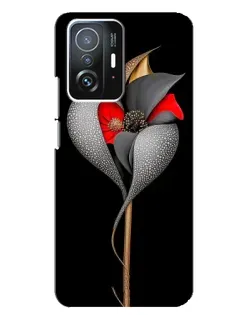Чехол для Xiaomi 11T / 11T Pro с картинкой «Серебряный фантазийный цветок» Чехол для Xiaomi 11T / 11T Pro с картинкой «Серебряный фантазийный цветок»