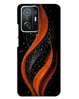 Чехол для Xiaomi 11T / 11T Pro с картинкой «Огненная звездная волна»