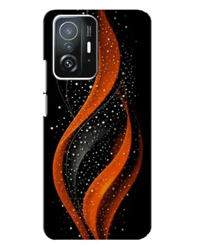 Чехол для Xiaomi 11T / 11T Pro с картинкой «Огненная звездная волна»