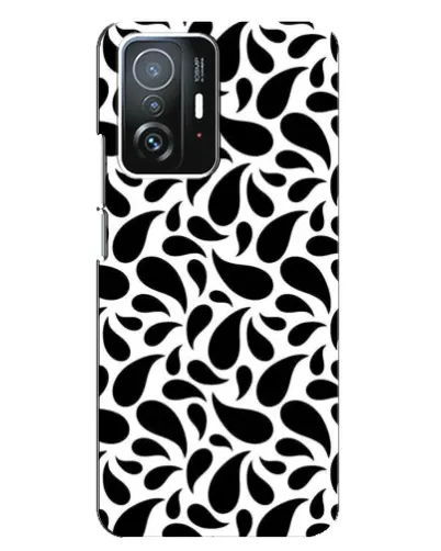Чехол для Xiaomi 11T / 11T Pro с картинкой «Контрастные черные капли»