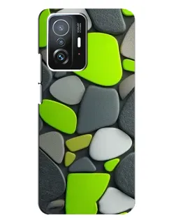 Чехол для Xiaomi 11T / 11T Pro с картинкой «Яркая неоновая галька»