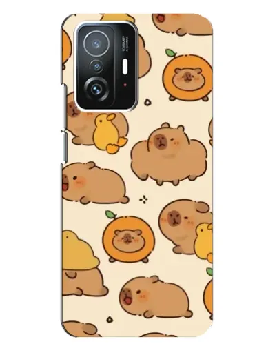 Чехол для Xiaomi 11T / 11T Pro с картинкой «Капибары с апельсинами» Чехол для Xiaomi 11T / 11T Pro с картинкой «Капибары с апельсинами»