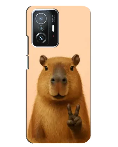 Чехол для Xiaomi 11T / 11T Pro с картинкой «Капибара виктория» Чехол для Xiaomi 11T / 11T Pro с картинкой «Капибара виктория»