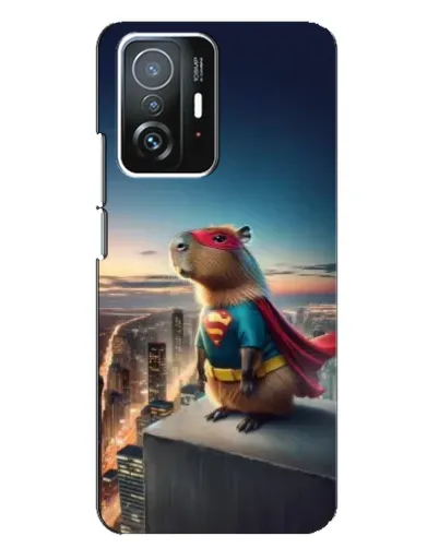 Чехол для Xiaomi 11T / 11T Pro с картинкой «Капи-мен супергерой» Чехол для Xiaomi 11T / 11T Pro с картинкой «Капи-мен супергерой»
