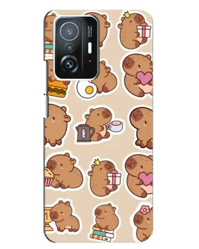 Чехол для Xiaomi 11T / 11T Pro с картинкой «Капибары паттерн» Чехол для Xiaomi 11T / 11T Pro с картинкой «Капибары паттерн»