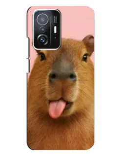 Чохол для Xiaomi 11T / 11T Pro з картинкою «Капібара з язиком» Чохол для Xiaomi 11T / 11T Pro з картинкою «Капібара з язиком»