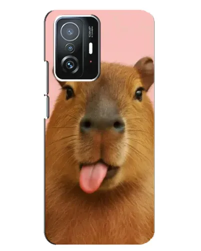 Чехол для Xiaomi 11T / 11T Pro с картинкой «Капибара с языком» Чехол для Xiaomi 11T / 11T Pro с картинкой «Капибара с языком»