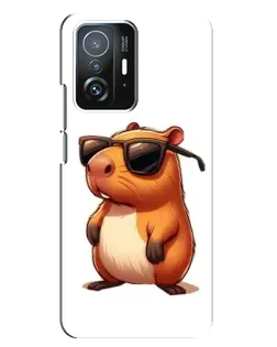 Чохол для Xiaomi 11T / 11T Pro з картинкою «Капібара в окулярах» Чохол для Xiaomi 11T / 11T Pro з картинкою «Капібара в окулярах»