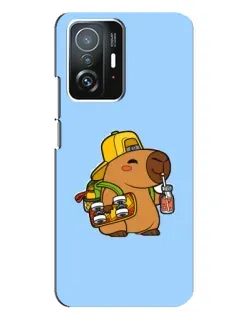 Чохол для Xiaomi 11T / 11T Pro з картинкою «Капібара на скейті» Чохол для Xiaomi 11T / 11T Pro з картинкою «Капібара на скейті»
