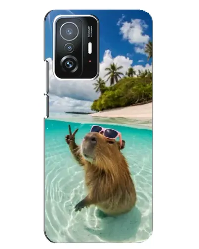 Чехол для Xiaomi 11T / 11T Pro с картинкой «Капибара на море» Чехол для Xiaomi 11T / 11T Pro с картинкой «Капибара на море»