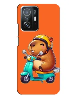 Чохол для Xiaomi 11T / 11T Pro з картинкою «Капібара на скутері» Чохол для Xiaomi 11T / 11T Pro з картинкою «Капібара на скутері»