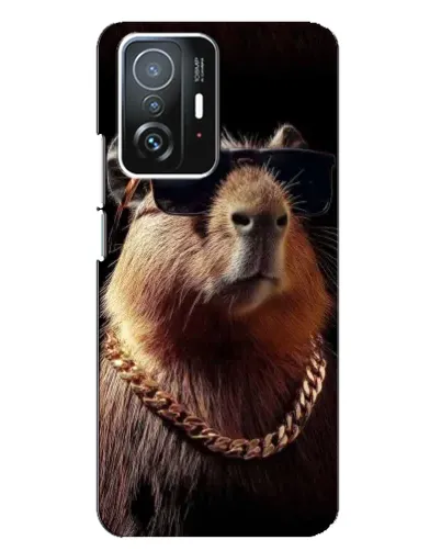 Чехол для Xiaomi 11T / 11T Pro с картинкой «Капибара золотая цепь» Чехол для Xiaomi 11T / 11T Pro с картинкой «Капибара золотая цепь»