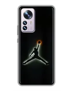 Чехол для Xiaomi 12 / 12X с картинкой «Jordan Gradient Logo»