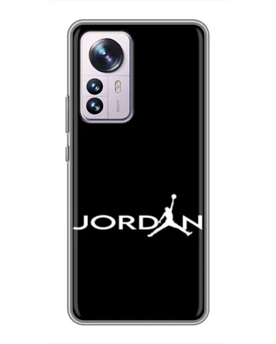 Чехол для Xiaomi 12 / 12X с картинкой «Jordan White Logo» Чехол для Xiaomi 12 / 12X с картинкой «Jordan White Logo»