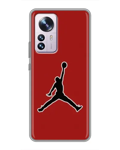 Чехол для Xiaomi 12 / 12X с картинкой «Jordan Red Back» Чехол для Xiaomi 12 / 12X с картинкой «Jordan Red Back»
