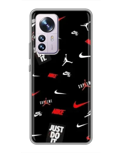 Чехол для Xiaomi 12 / 12X с картинкой «Nike Mix Pattern» Чехол для Xiaomi 12 / 12X с картинкой «Nike Mix Pattern»