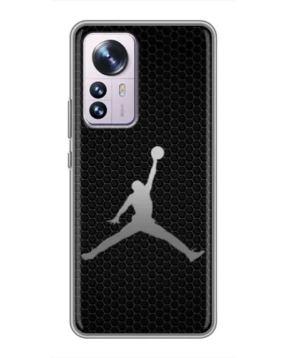 Чехол для Xiaomi 12 / 12X с картинкой «Jordan Dark Carbon» Чехол для Xiaomi 12 / 12X с картинкой «Jordan Dark Carbon»