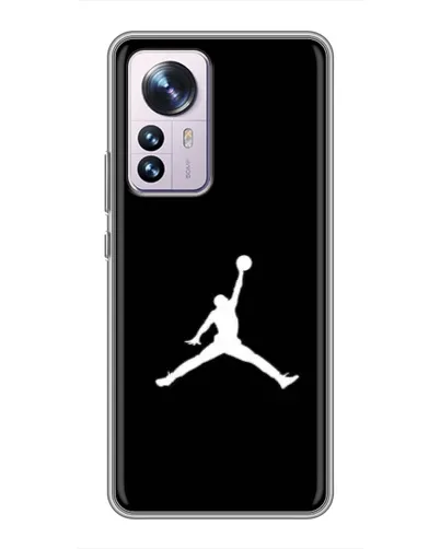 Чехол для Xiaomi 12 / 12X с картинкой «Jordan Silhouette» Чехол для Xiaomi 12 / 12X с картинкой «Jordan Silhouette»