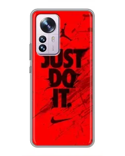 Чехол для Xiaomi 12 / 12X с картинкой «Nike Just Do It»