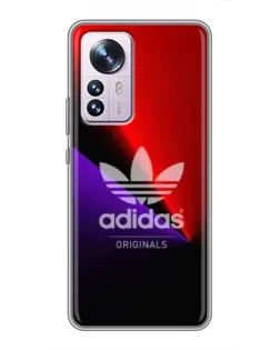 Чехол для Xiaomi 12 / 12X с картинкой «Adidas Red Neon»