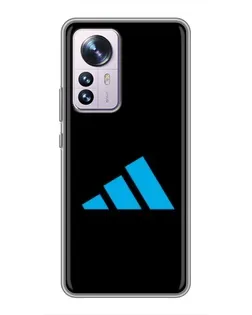 Чехол для Xiaomi 12 / 12X с картинкой «Adidas Cyan Logo»
