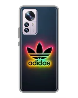 Чехол для Xiaomi 12 / 12X с картинкой «Неоновый Adidas»