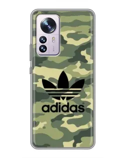 Чехол для Xiaomi 12 / 12X с картинкой «Милитари стиль Adidas»