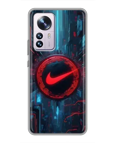 Чехол для Xiaomi 12 / 12X с картинкой «Техногенный стиль Nike»