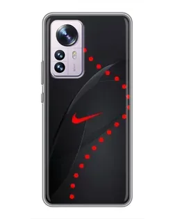 Чехол для Xiaomi 12 / 12X с картинкой «Абстрактный дизайн Nike»