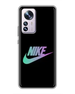 Чехол для Xiaomi 12 / 12X с картинкой «Nike — городская ночь»