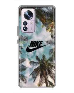 Чохол для Xiaomi 12 / 12X з картинкою «Тропічний принт Nike» Чохол для Xiaomi 12 / 12X з картинкою «Тропічний принт Nike»