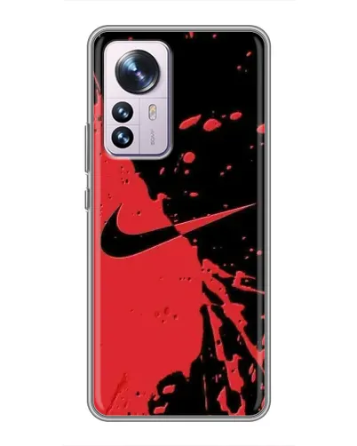Чохол для Xiaomi 12 / 12X з картинкою «Червоні бризки Nike» Чохол для Xiaomi 12 / 12X з картинкою «Червоні бризки Nike»