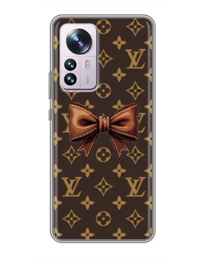 Чехол для Xiaomi 12 / 12X с картинкой «LV с бантом» Чехол для Xiaomi 12 / 12X с картинкой «LV с бантом»