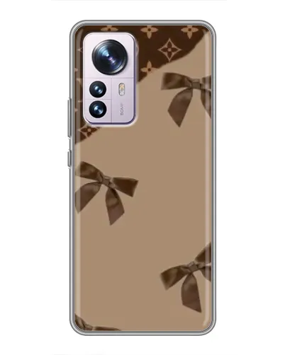 Чехол для Xiaomi 12 / 12X с картинкой «LV — кофейный атлас» Чехол для Xiaomi 12 / 12X с картинкой «LV — кофейный атлас»