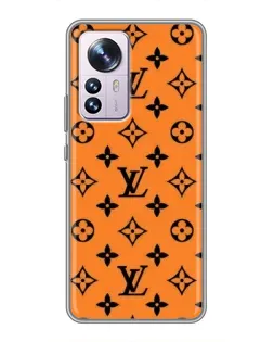 Чехол для Xiaomi 12 / 12X с картинкой «Оранжевый стиль LV»
