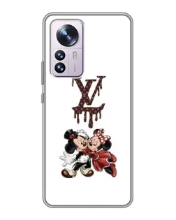 Чехол для Xiaomi 12 / 12X с картинкой «LV и Микки Маус»