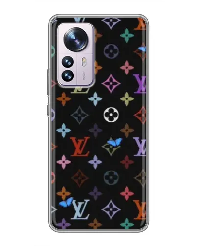 Чехол для Xiaomi 12 / 12X с картинкой «Цветная монограмма LV» Чехол для Xiaomi 12 / 12X с картинкой «Цветная монограмма LV»