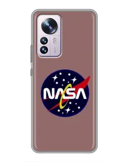 Чехол для Xiaomi 12 / 12X с картинкой «NASA — ретро космос»