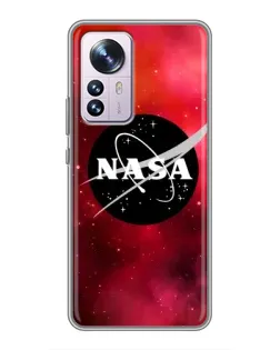 Чехол для Xiaomi 12 / 12X с картинкой «NASA — красная туманность»
