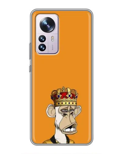 Чехол для Xiaomi 12 / 12X с картинкой «Золотая обезьяна Bored Ape» Чехол для Xiaomi 12 / 12X с картинкой «Золотая обезьяна Bored Ape»