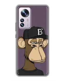 Чехол для Xiaomi 12 / 12X с картинкой «Bored Ape в кепке»