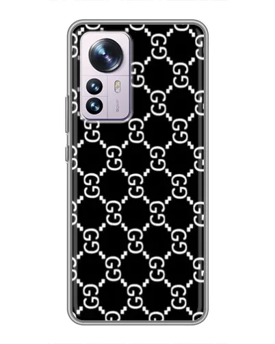Чехол для Xiaomi 12 / 12X с картинкой «Gucci — сетчатый паттерн» Чехол для Xiaomi 12 / 12X с картинкой «Gucci — сетчатый паттерн»