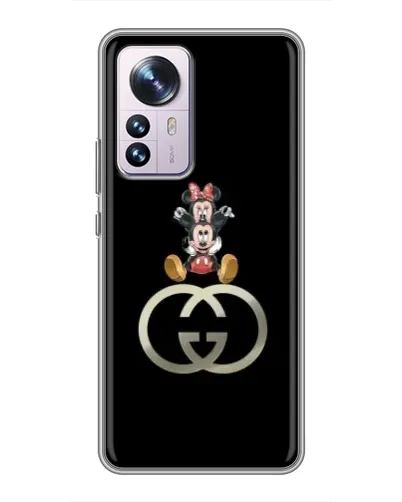 Чехол для Xiaomi 12 / 12X с картинкой «Минни Маус на лого» Чехол для Xiaomi 12 / 12X с картинкой «Минни Маус на лого»